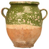 Original Antique French Confit Pot