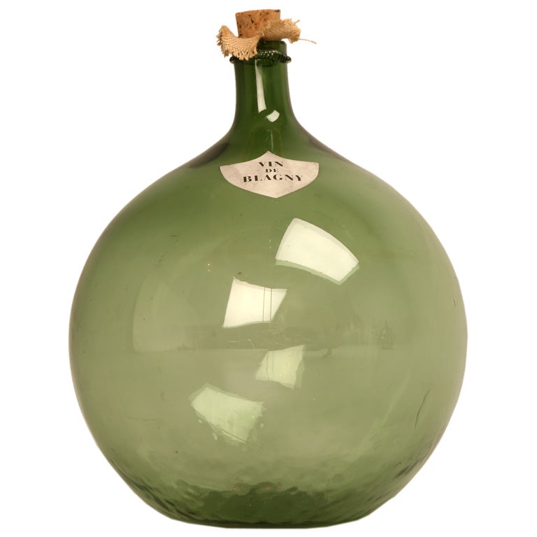 c.1930 French Wine Bottle/Demijohn