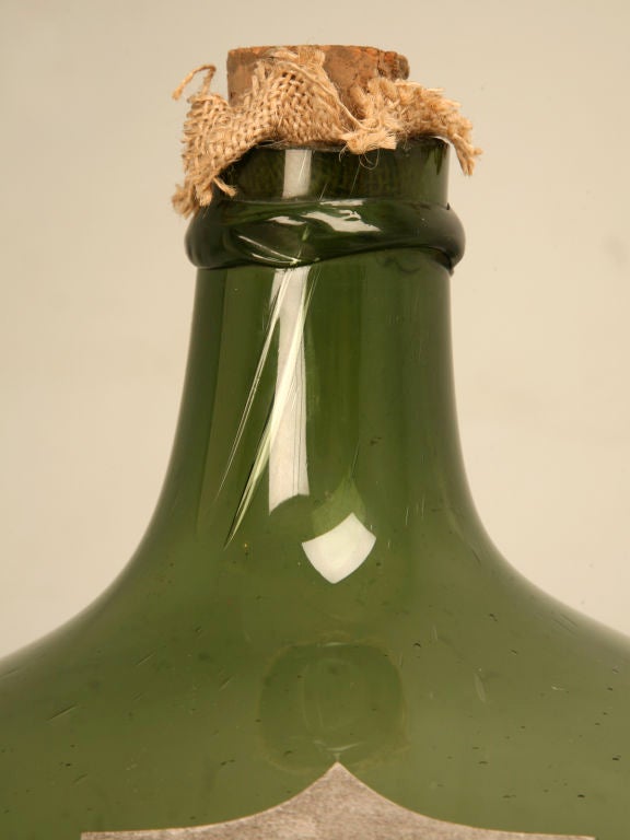 c.1930 French Wine Bottle/Demijohn