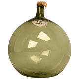 Vintage c.1930 French Wine Bottle/Demijohn