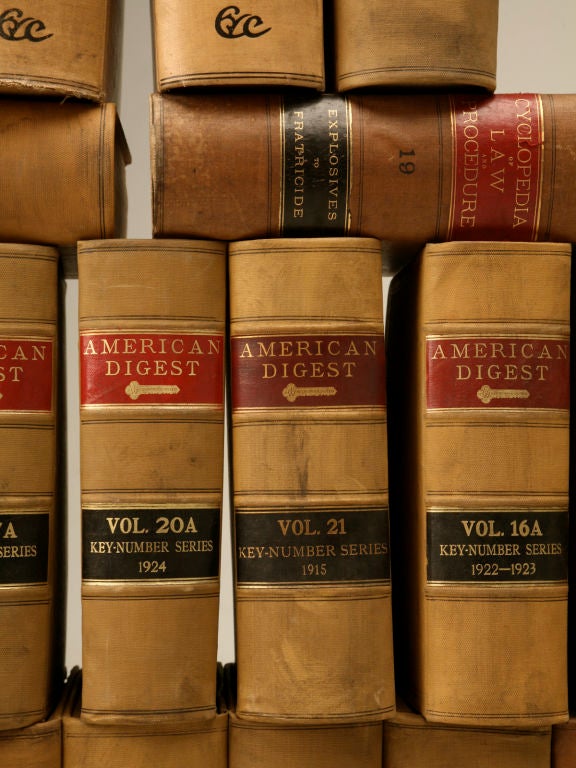 vintage law books for sale