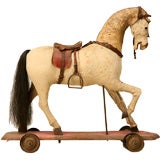 c.1900 Antique English Horse Pull Toy at 1stDibs | 1900 toy, antique ...