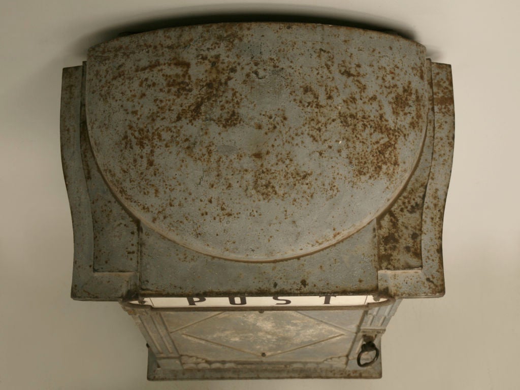 Mid-20th Century c.1930 French Iron Telephone/Post Box