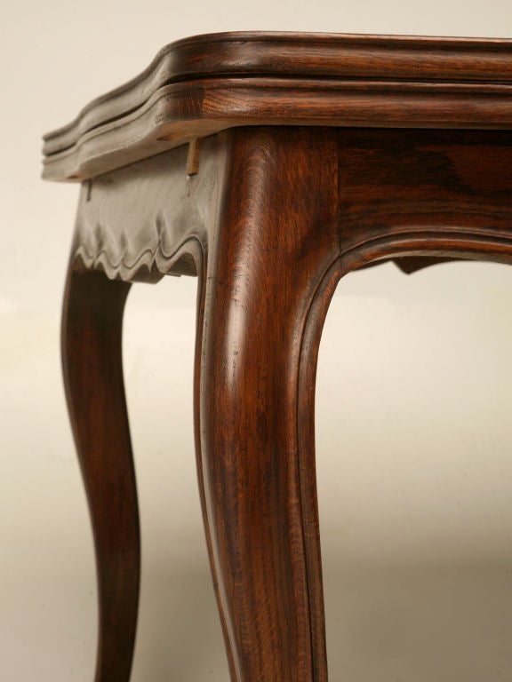 c.1930 French Oak Draw-Leaf Dining Table 5