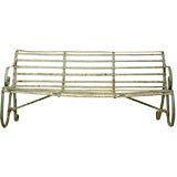 Vintage c.1930 Original English Iron Park Bench