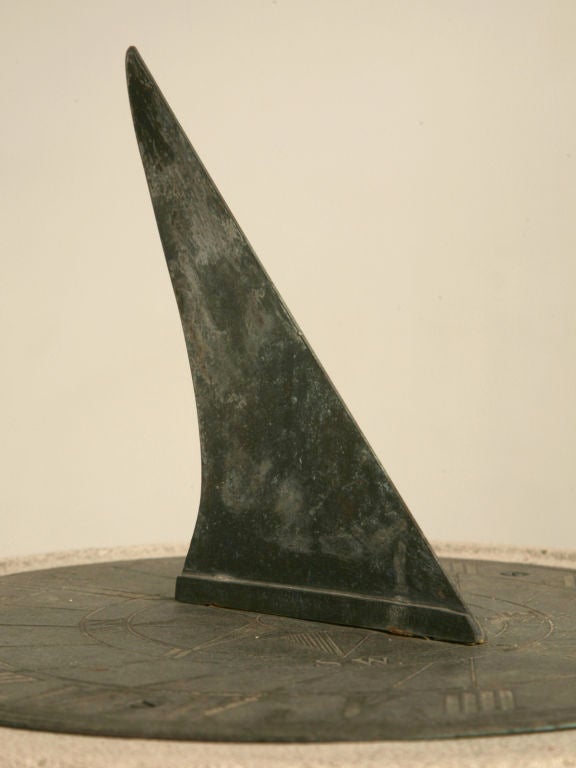 c.1930 English Cut Stone Sundial 2