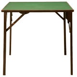 Vintage French Folding Games Table