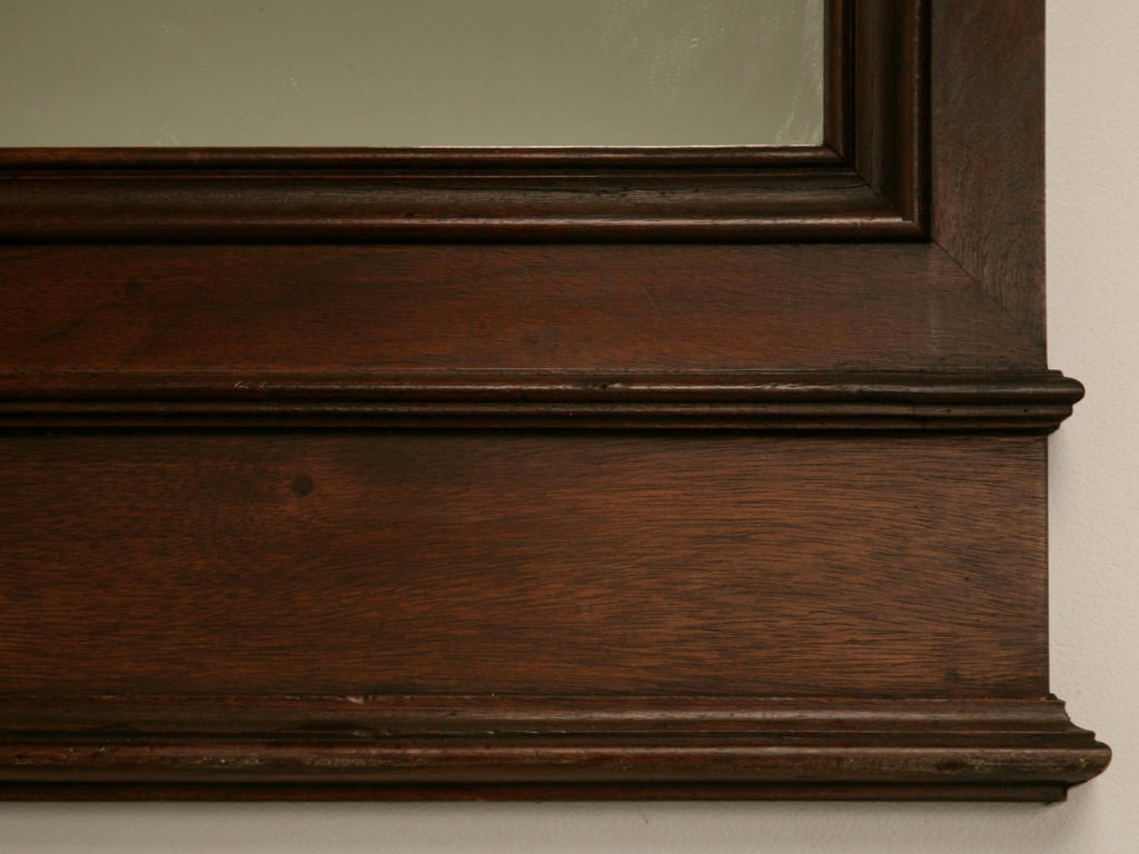 c.1890 French Walnut Henri II Mirror 6