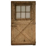 c.1890 Rustic Original Paint Barn or Factory Door