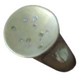 18k Yellow Gold and Diamond Celestial Signet Ring by Sonja Fries