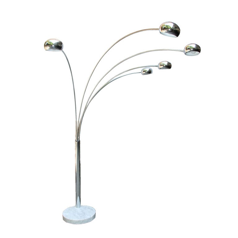 Italian Arc-Shaped Standing Lamp