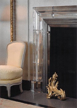 Mirror Steuben mirrored glass mantle