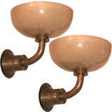 Italian Murano glass sconces