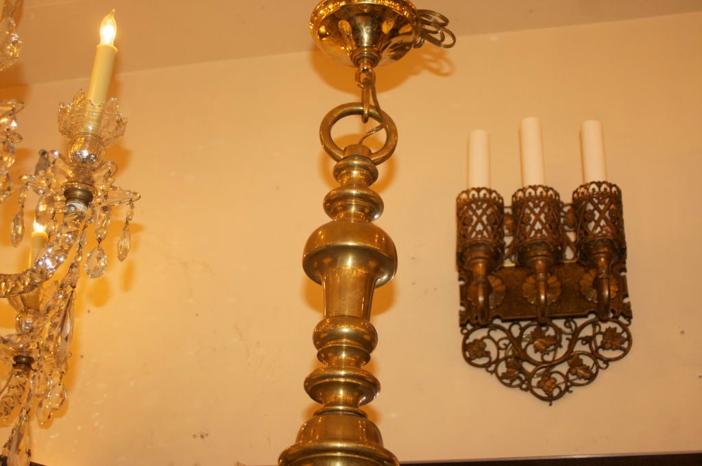 French Billiard Chandelier