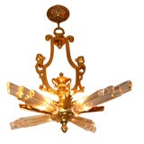 Antique Caldwell Regence Style Ceiling Light