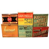 Vintage De Stijl Graphic Dutch Tins