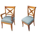 Six French Neo-Classic Design Dining Chairs