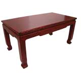 Lacquered Raffia Cocktail Table