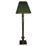 English Oversized Japanned Floor Lamp
