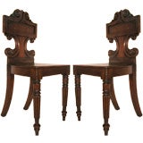 Pair of Scottish Hall Chairs