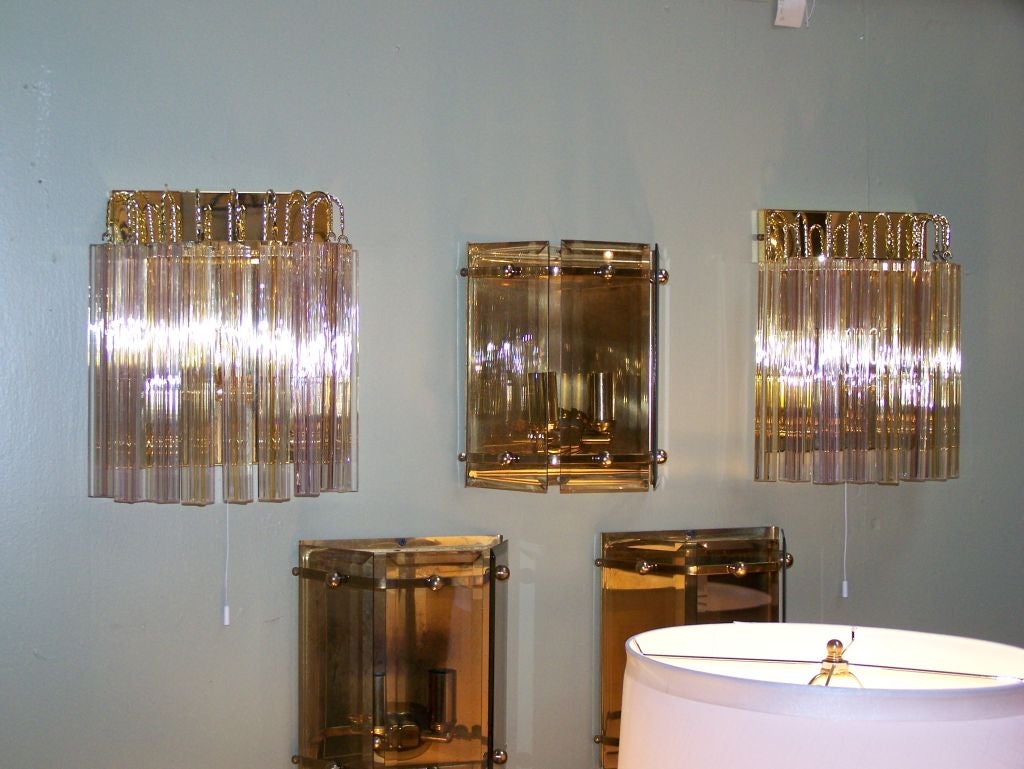 Pair of Italian Sconces, 1960s In Good Condition For Sale In Cathedral City, CA