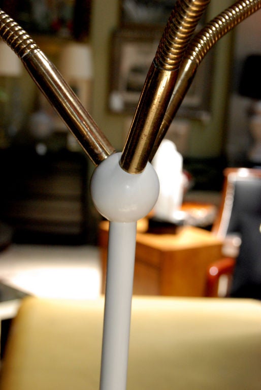 1950s Italian Floor Lamp In Good Condition For Sale In Cathedral City, CA