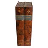 Antique LEATHER COVERED BOTTLE STORAGE BOX