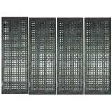 Four Woven Metal Room Panels