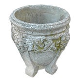 Vintage CAST STONE PLANTERS