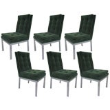 Set of 6  1960s  Dining Chairs by Milo Baughman