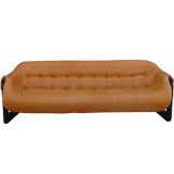 Rosewood Brasilian Sofa with Matching Chair by Percival Lafer Rosewood Brasilian Sofa with Matching Chair by Percival Lafer