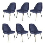 Set of 6 1950s Dning Chairs By Marco Zanuso for Arflex