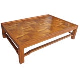 Vintage Walnut Coffee Table by See Mar of California
