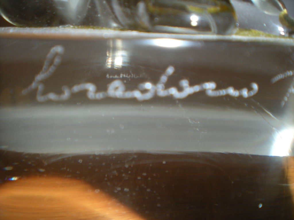 Italian Big Murano Glass Sculpture signed Loredano Rosin for Murano