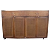 Vintage Cane Doors 1950s Buffet by Barker Bros