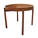 Teak Reversible Top Side Table