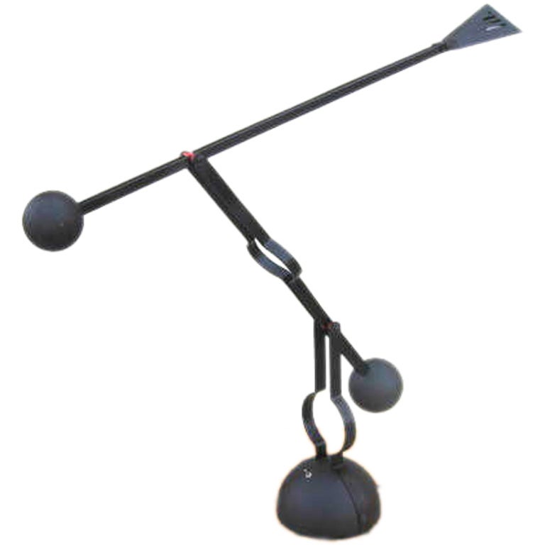 Industrial Italian Design Table Lamp - In the Style of Tizzio