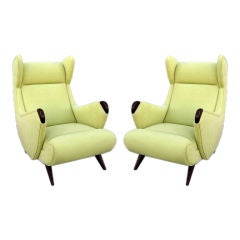 Vintage Pair of 1950s Armchairs by Erton