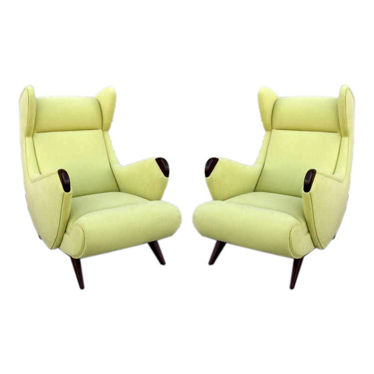 Pair of 1950s Armchairs by Erton