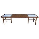 Teak and White Formica Coffee Table