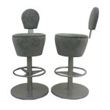 French 1970s Barstools, Pair
