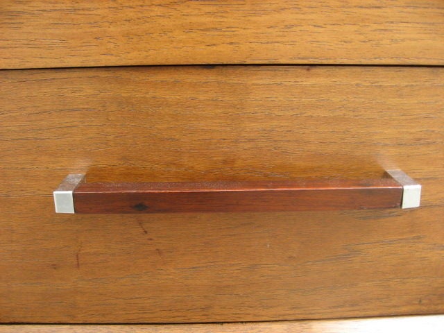Wood 1960s Rosewood and Walnut Tall Boy by Lane
