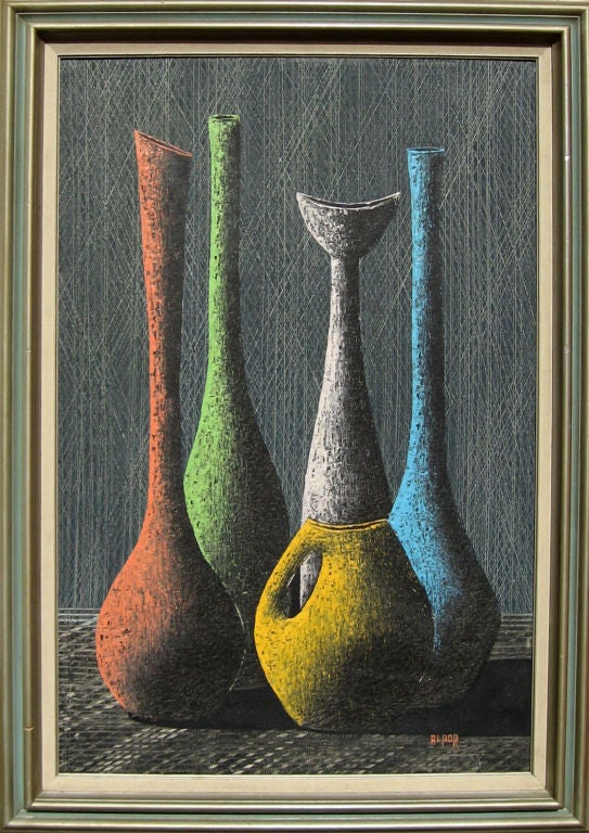 Oil on Canvas Still Life by Alpor