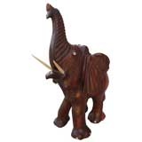 Rosewood  Elephant Sculpture