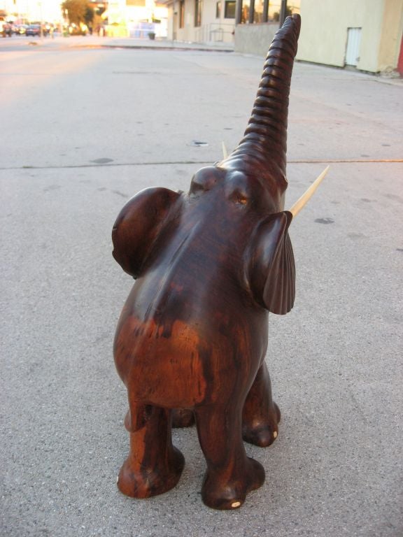 Wood Rosewood  Elephant Sculpture