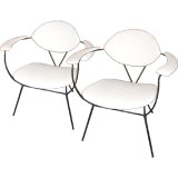 Paire de chaises de Bernard Durussel