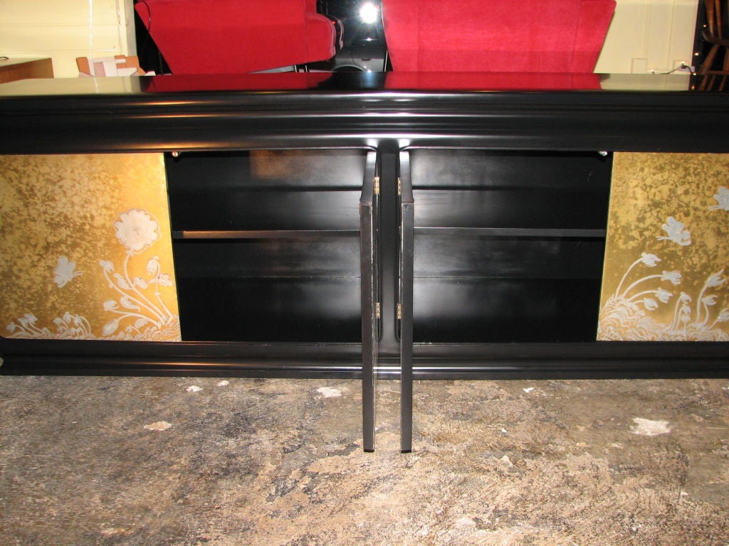 Stunning Asian Modern Sideboard in the style of James Mont 1