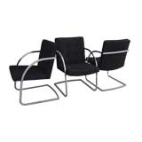Set of 6 Chairs by Milo Baughman