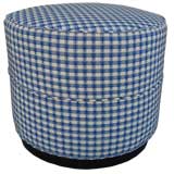 French Ottoman with Rosewood Base
