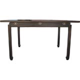 Michael Taylor for Baker Ebonized Dining Table